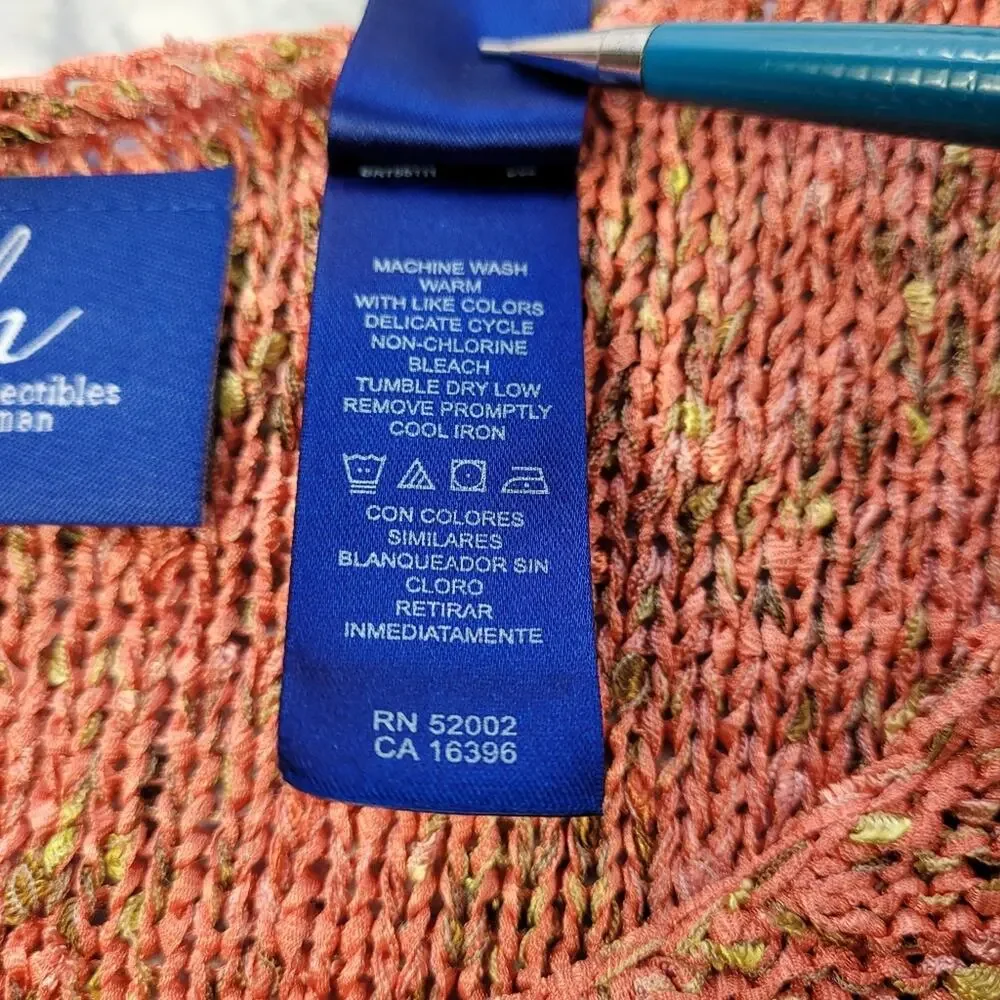 NWT JH Collectibles Lightweight Sweater size 3X